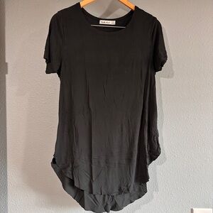 Black S oversized Women's Top